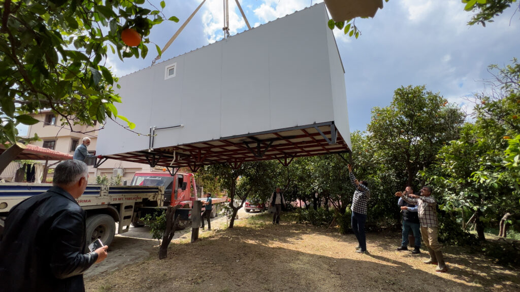 a container home for persecuted Turkish Christians