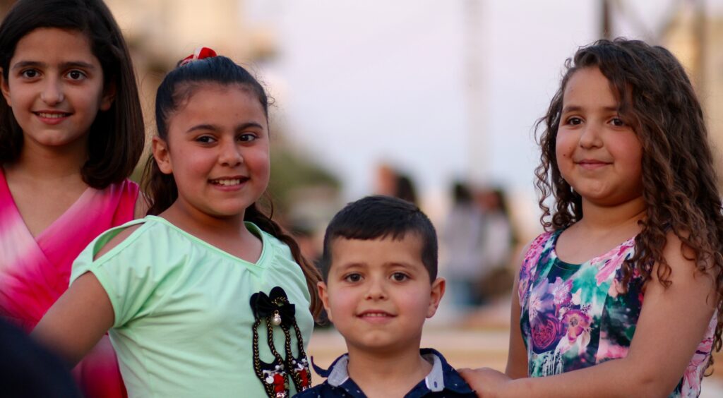 children of persecuted Egyptian Christians