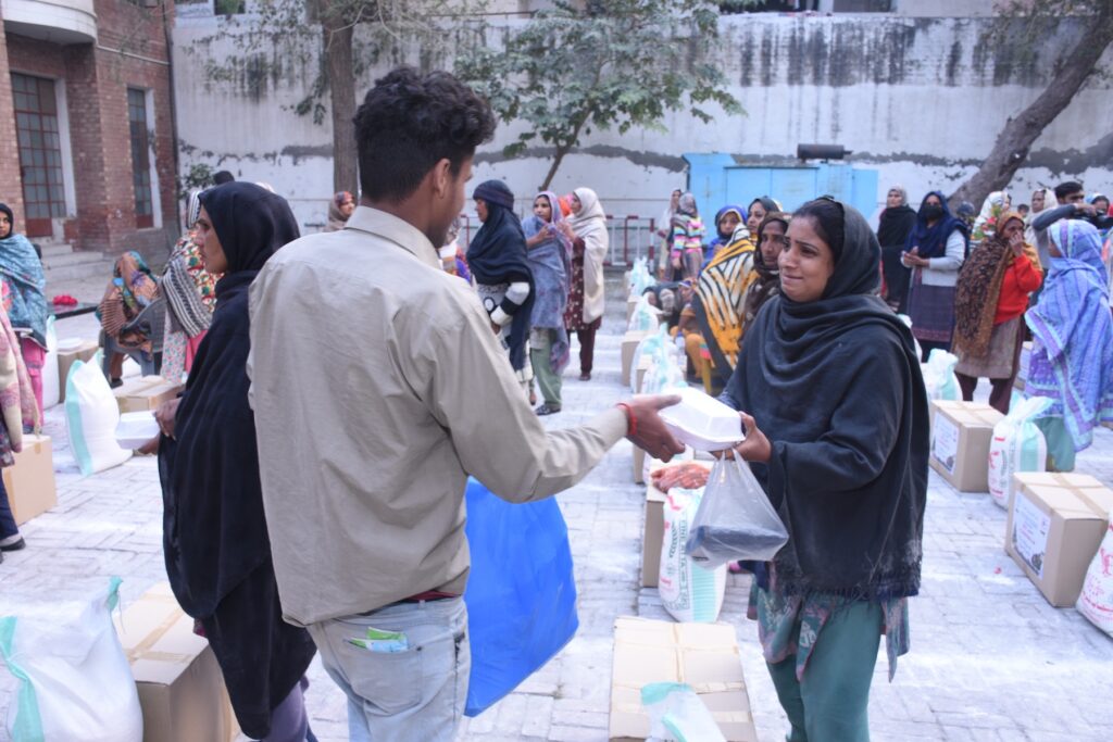 persecuted christian widows receive emergency food relief