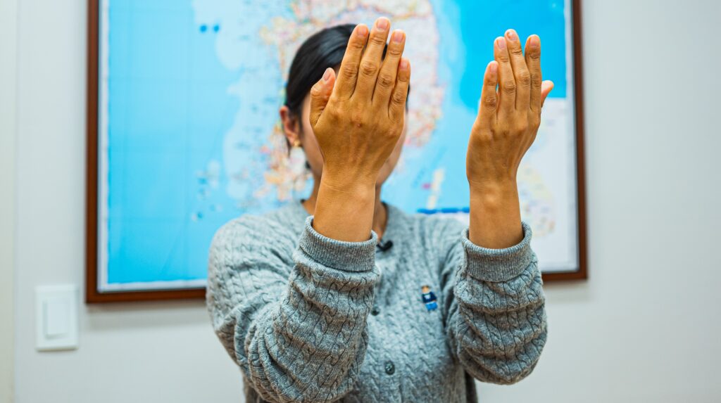 a persecuted Christian in North Korea, Eun-Young