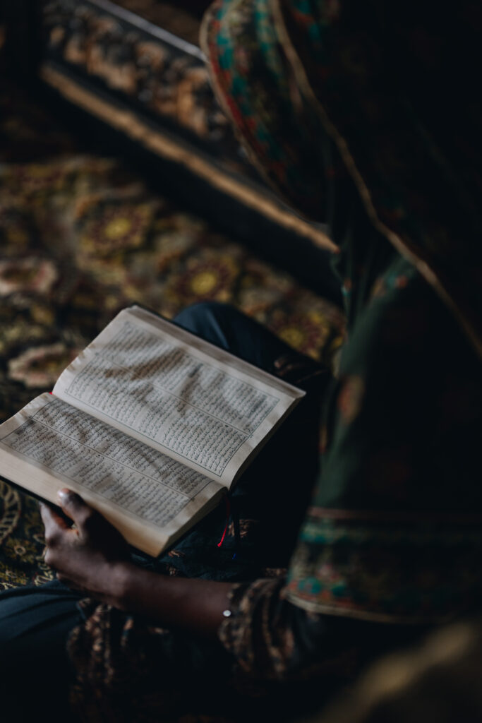 Secret believer reading the Bible