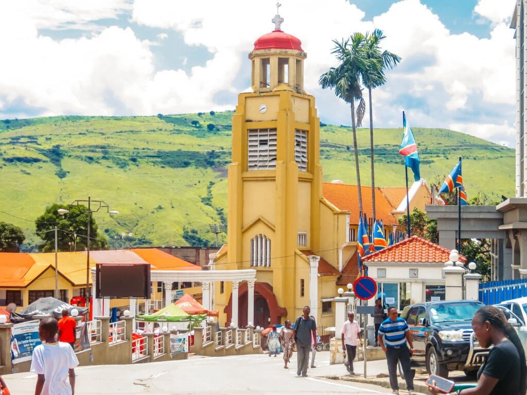 A church in the Democratic Republic of Congo, home to persecuted Christians in the DRC.