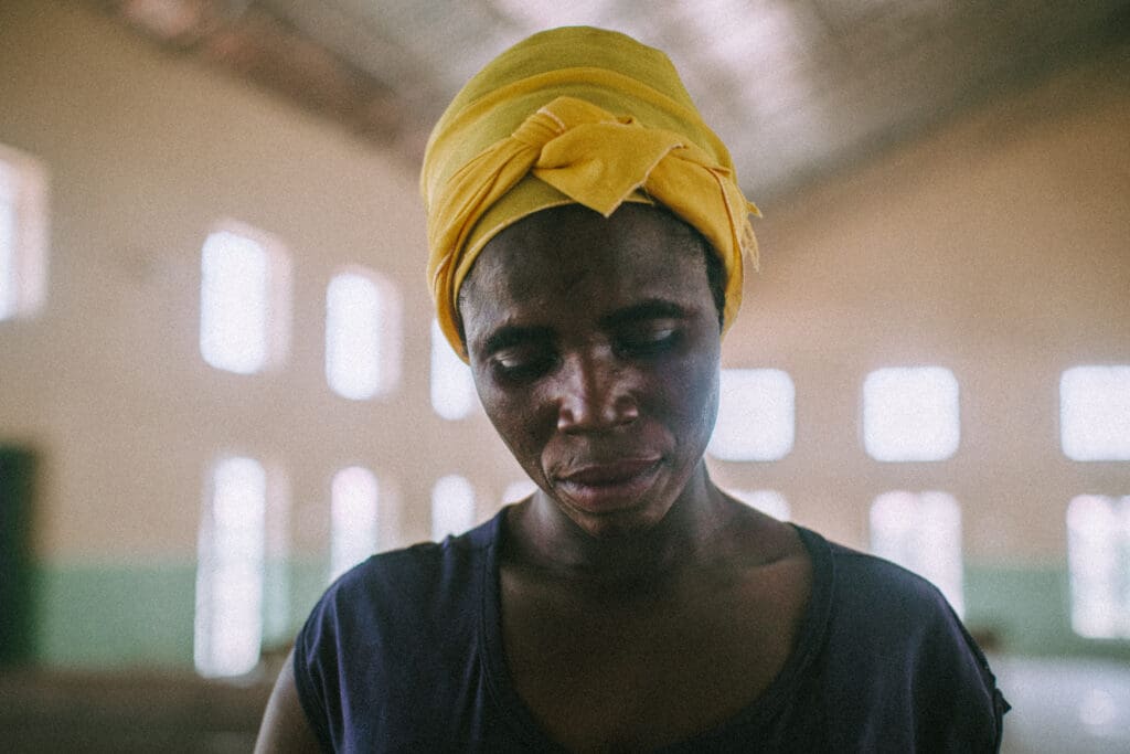 Tabitha, a Nigerian woman who survived persecution by Boko Haram.