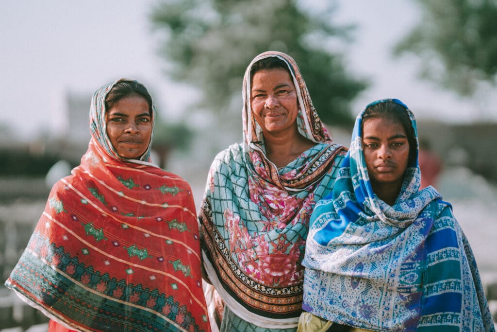 Maryam, a formerly persecuted enslaved Christian in Pakistan, and her family