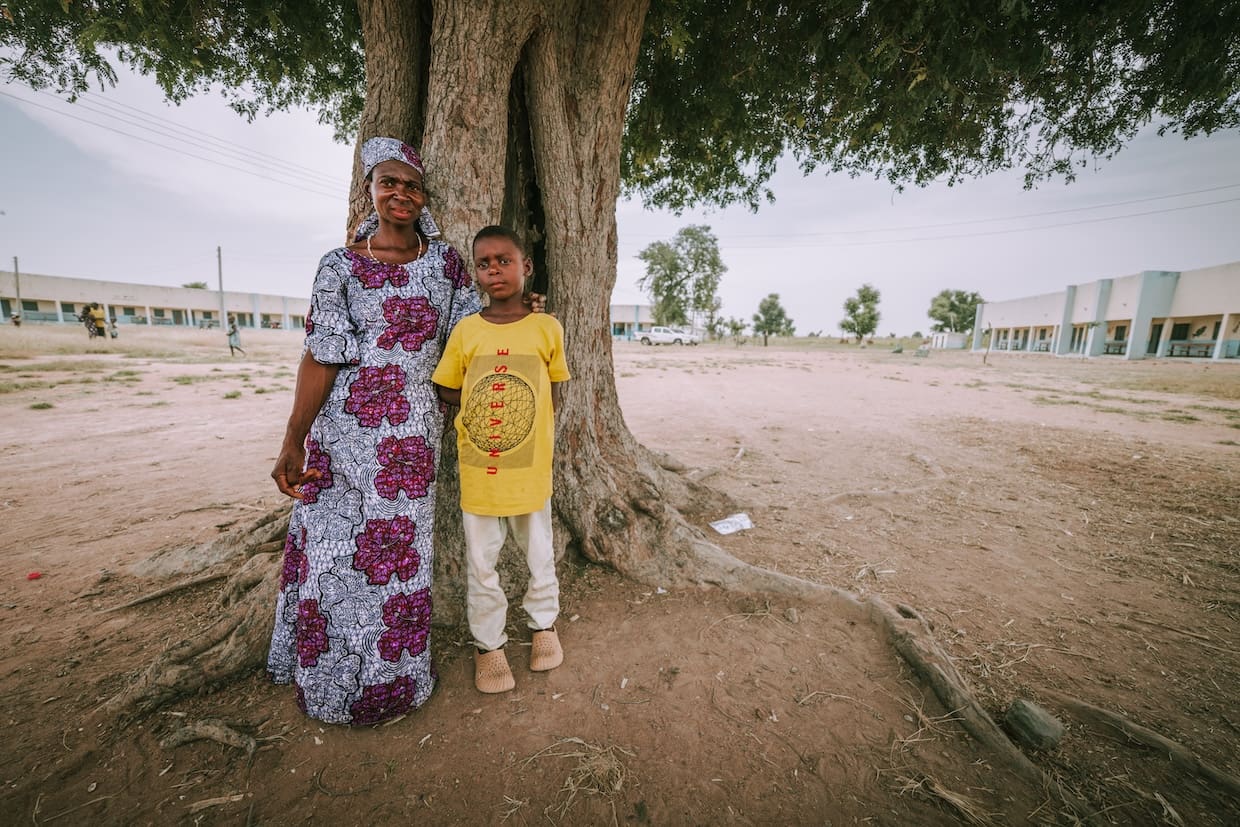 In Nigeria, a refugee mother loves her son steadfastly