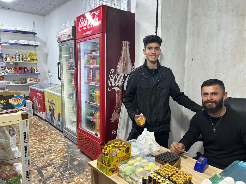 Mini market livelihood project in Iraq
